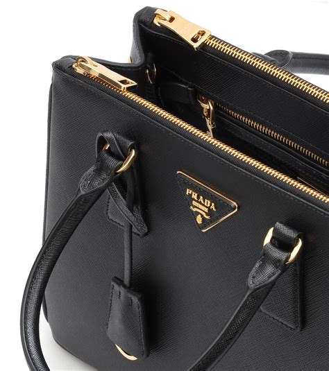 prada leather tote black|prada saffiano cuir leather tote.